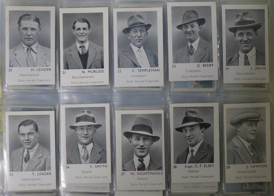 An album of Sporting and Musical Trade and Cigarette cards,